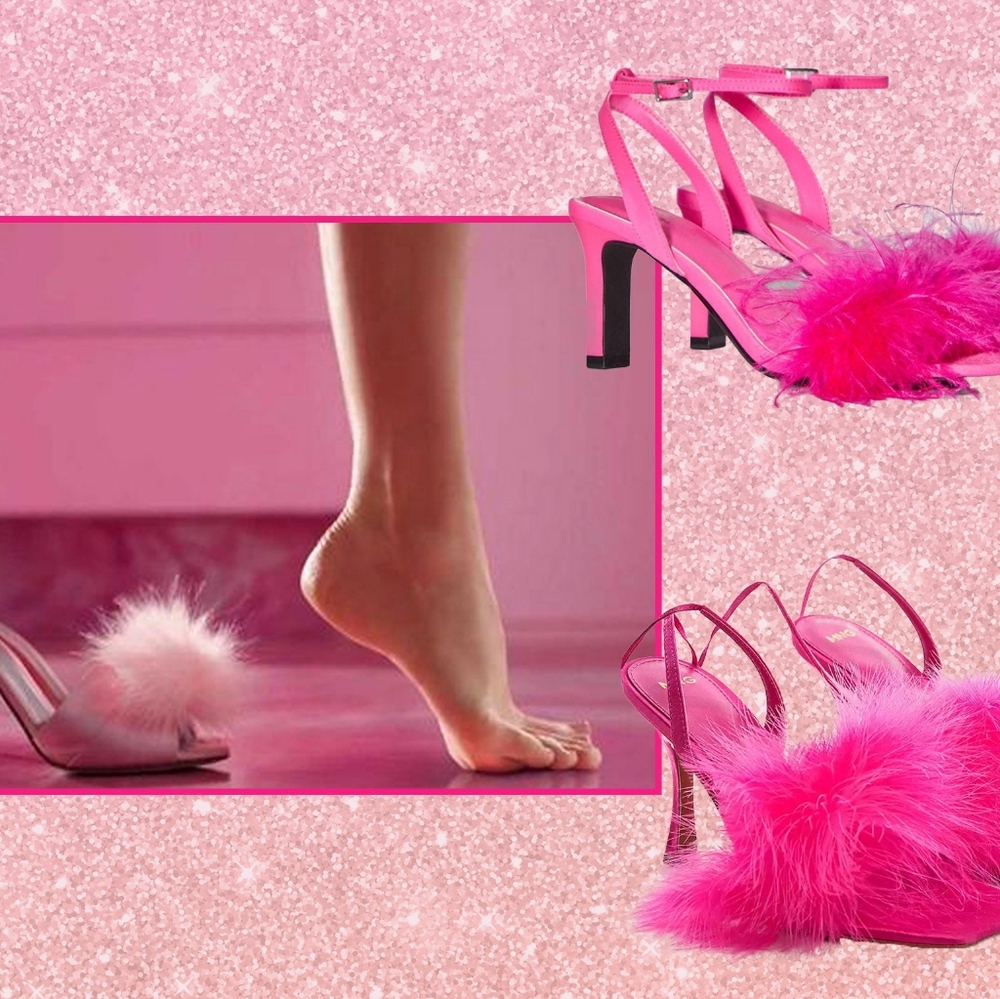 Pink Feathered Jessica Simpson Shoes in Size 11💝